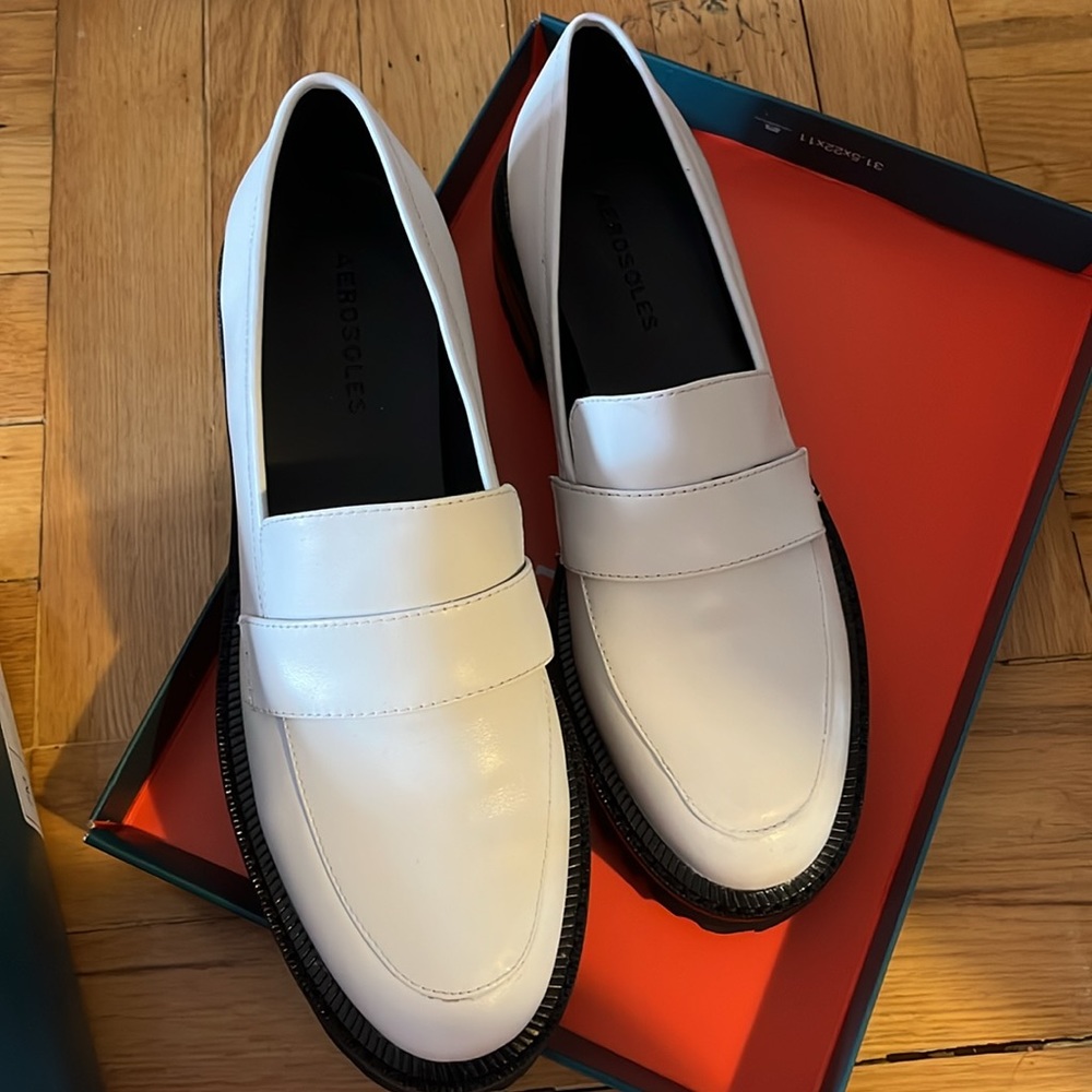 Used size 7 leather mules